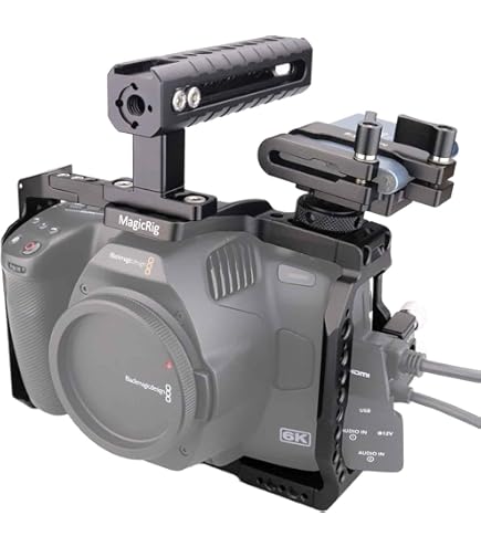 Amazon.com : MAGICRIG BMPCC 6K Pro Cage with Top Handle Only